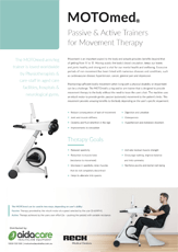MOTOmed Passive Active Trainers Flyer
